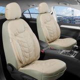 fiat Albea Lüx Deri Oto Koltuk Kılıfı Ön Arka Takım Set Classy Bej