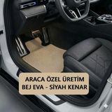 Fiat Albea Makyajlı 178 2006-2012 Uyumlu Araca Özel Eva Tam Takım Paspas Seti Bs - Bej - Siyah