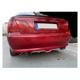 Fiat Albea Uyumlu Body Kit Difüzör 4 Çıkış Gri Yuvarlak