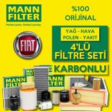 Fiat Doblo 1.3 1.6 Euro6 Mann Filtre Bakım Seti 2016-2020