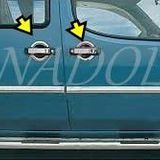 Fiat Doblo 12 Parça 2000 2010 Paslanmaz Çelik 4 Kapı Krom Kapı Kolu