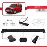 Fiat Doblo 2000-2009 Arası ile Uyumlu Fly Model Ara Atkı Tavan Barı Siyah 3 Adet Bar