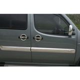 Fiat Doblo 2000-2010 Krom Kapı Kolu 4 Kapı 12 Parça Paslanmaz Çelik - 315 Gri