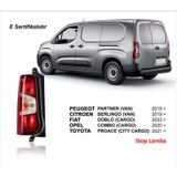 Fiat Doblo 2023 Ve Sonrası Çift Kapılı Arka Sol Stop Lambası