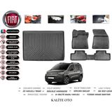 Fiat Doblo 2024 Model 3D Bagaj Havuzu+4d Havuzlu Paspas Seti - Siyah
