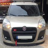 Fiat Doblo 3 2011-2014 Uyumlu H Lip Esnek Ön Lip 2 Parça Karlık Ön Ek Tampon Altı Dill