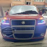 Fiat Doblo D2 2005-2010 Uyumlu Üniversal V2 Laguna Lip Esnek Ön Lip 2 Parça Tampon Altı Dil Karlık Ön Ek