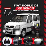 Fiat Doblo D2 2006-2012 Sis Farı Uyumlu Şimşek Etkili LED Xenon Light Series H1 - Beyaz
