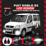 Fiat Doblo D2 2006-2012 Sis Farı Uyumlu Şimşek Etkili Led Xenon Light Series H1