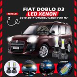 Fiat Doblo D3 2006-2012 Uzun Far Uyumlu Şimşek Etkili Led Xenon Pro Series H7