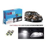 Fiat Doblo D4 LED Plaka Aydınlatma Ampul Seti FEMEX Parlak Beyaz
