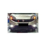 Fiat Doblo D4 Uyumlu Ön Tampon Eki, Lip, Kulaklı Voltex Tip 3 Parça REC98976