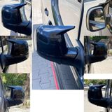 Fiat Doblo D5 Kasa 2024 2025 Uyumlu Yarasa Batman Ayna Kapağı Takımı Piano Black Parlak Siyah