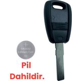 Fiat Doblo Egea Albea Punto Bravo Stiloanahtar Kabı Yedek Uzaktan Kumanda Kılıfı Pil Dahil