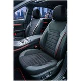 Fiat Doblo Facelift 2015 1.4 T-Jet 120 Hp"1" Cng 2017 Uyumlu Kumaş Oto Koltuk Kılıfı Kırmızı
