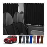 Fiat Doblo I 2000-2010 Uyumlu Siyah Raylı Oto Perde(Bagaj Tek Kapı-Sürgülü Çift Kapı)