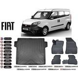 Fiat Doblo Maxi 2012 Model Bagaj Havuzu Araca Özel Siyah Extra Havuzlu Paspas Takımı
