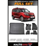 Fiat Doblo Maxi Bagaj Havuzu+4.5d Havuzlu Paspas Seti 2016 Model - Siyah