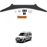 Fiat Doblo Ön Kaput Koruyucu Rüzgarlık Deflektör Akrilik Abs 4mm Parlak Siyah 2006-2010