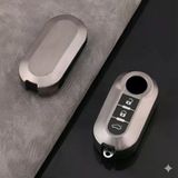 Fiat Doblo Uyumlu Smart 3 Buton Silikon Oto Anahtar Kumanda Kabı Kılıf Gri