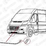 Fıat Ducato- 07/14 Ön Tampon Üst Bağlantı Sacı - 1347922080