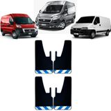 Fiat Ducato Mavi-Beyaz Fosforlu 4'lü Paçalık Çamurluk Tozluk FIA0FX02703