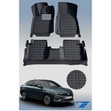 Fiat Egea (2022-2025) - Yeni Nesil 8D Tam Havuzlu Diamond Siyah Eva Paspas