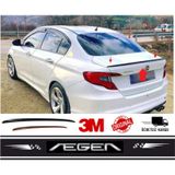 Fiat Egea Bagaj Üstü Spoiler Piano Black Parlak Siyah 120 Cm