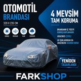 Fiat Egea Chevrolet Corvette Ile Uyumlu Lüks Araba - Özel Üretim Oto Branda Çift Kat Milfonlu