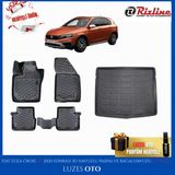 Fiat Egea Cross Hb 3D Havuzlu Paspas ve Bagaj Havuzu (Stepneli) 2023 Model Uyumlu - Siyah