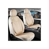 Fiat Egea Cross Lüx Deri Detaylı Oto Koltuk Kılıfı Ön Arka Takım Cyrus Bej