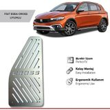 Fiat Egea Cross Uyumlu Ayak Dinlendirme Pedalı Krom Ayak Dayama Pedalı 2021 2023 Arası