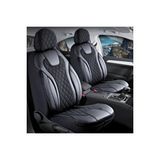 Fiat Egea Cross Uyumlu Lüx Yarı Deri Oto Koltuk Kılıfı Ön Arka Takım Yeni Siena Siyah