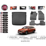 Fiat Egea Cross Wagon 2022 Uyumlu Bagaj Havuzu+4d Havuzlu Paspas Setii - Siyah
