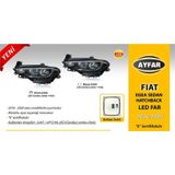Fıat Egea Far Motorlu Sol ( 2016 - 2020) Krom Çıtalı - Led Drl+Park