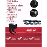 Fiat Egea-Fluence-Peugeot 301-FOCUS 1- Vectra B Uyumlu Kolçak Vidasız Bardaklıklı Açılır Kol Dayama