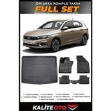 Fiat Egea Hatchback Stepneli Bagaj Havuzu+4.5d Havuzlu Paspas Seti 2021 Model - Siyah