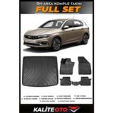 Fiat Egea Hatchback Tamir Kitli Bagaj Havuzu+4.5d Havuzlu Paspas Seti 2018 Model - Siyah