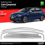 Fiat Egea HB Krom Cam Çerçevesi 8 Prç. 2015 Üzeri
