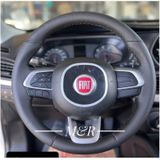 Fiat Egea Kaplama Deri Direksiyon Kılıfı Siyah