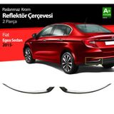 Fiat Egea SD Krom Arka Reflektör Çerçevesi 2 Prç. 2015 Üzeri