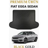 Fiat Egea Sedan Bagaj Havuzu 2015-2025 Uyumlu 3D Premium - Siyah