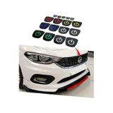 Fiat Egea Sedan Logo Içi Power Buton Sticker 3 Lü Set