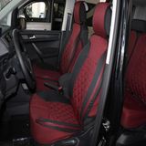 Fiat Egea Sedan Lüx Oto Koltuk Minderi Ön Arka 5'li Set ELEGANCE Serisi SİYAH KIRMIZI