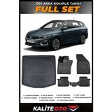 Fiat Egea Station Vagon Alt Bagaj Havuzu+4.5d Havuzlu Paspas Seti 2016 Model - Siyah