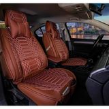 Fiat Egea Stw Uyumlu Lüx Deri Oto Koltuk Kılıfı Ön Arka Set Evren Serisi Tarçın