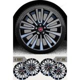 Fiat Egea Urban 15'' Inç Jant Kapağı 4 Adet (5 Bijon Bütün Fiat Araçlar ile Uyumlu) 310