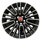 Fıat Egea Urban 16 Inc 4 Lü Siyah Gri Jant Kapağı