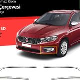 Fiat Egea Uyumlu Krom Sis Farı Çerçevesi 2 Parça. 2015-2020