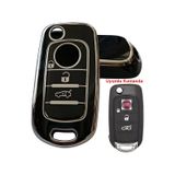 Fiat Egea Uyumlu Nano Anahtar Kumanda Kılıfı Oto Anahtarlık 3 Tuşlu Siyah Silver